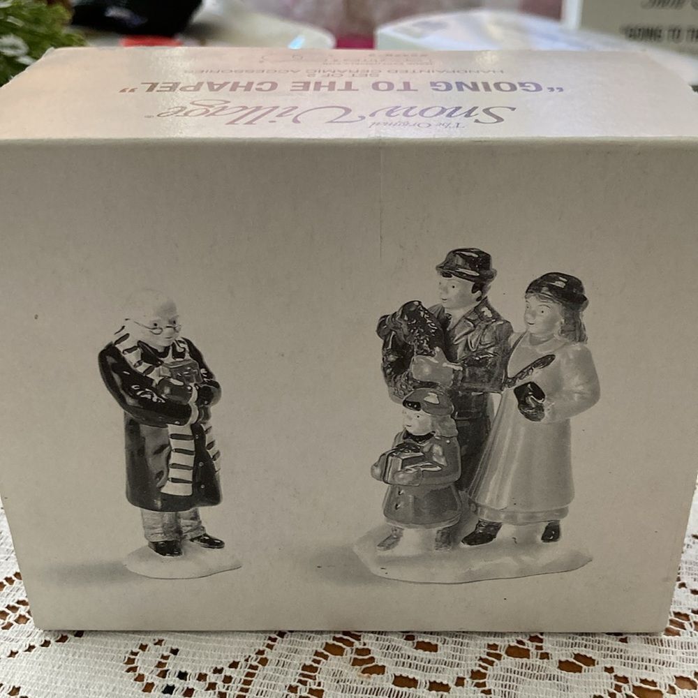 Department 56 The Original Snow Village “Going To The Chapel” Handpainted #54763